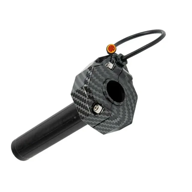 Alt view image 2 of 3 - For Sur Ron Motorcycle Full Twist Throttle 3 Pin Male Plug Accelerator Grip Throttle Handlebars