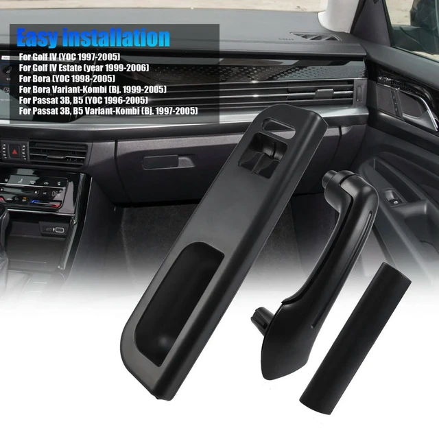Alt view image 2 of 3 - Door Black Pull Grab Handle For Golf 4 Passat Access Handle Inside Door Panel Handles