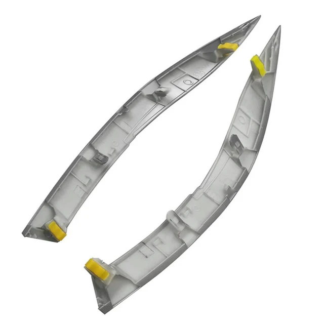 Alt view image 3 of 3 - 1Pair Car Dashboard Trim Strip For Toyota Corolla Altis 2007-2013 Central Air Outlet Trim Cover