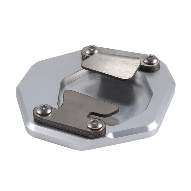 Alt view image 2 of 3 - Motorcycle Accessories Kickstand Extension Plate Foot Side Stand Enlarge Pad For Aprilia TUAREG 660 2021 2022
