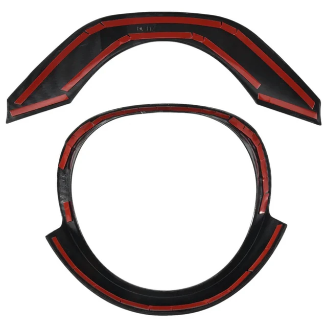 Alt view image 2 of 3 - 2Pcs For Honda Vezel HR-V HRV 2021 2022 Interior Car Steering Wheel Panel Cover Trim Decoration Frame