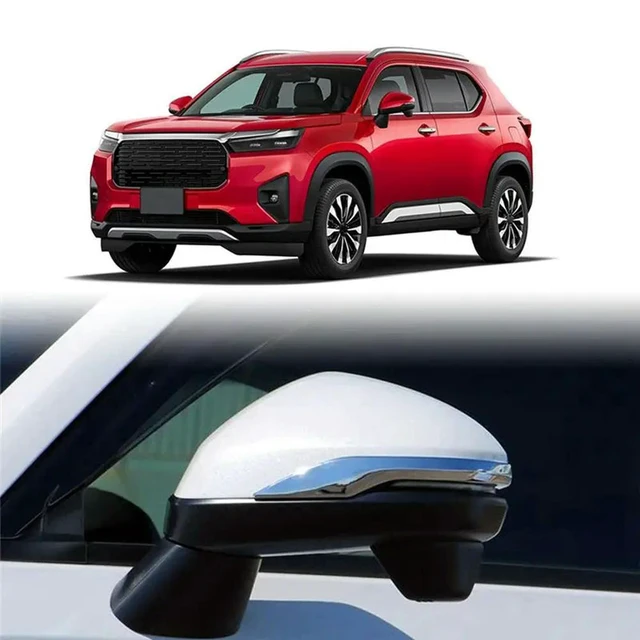 Alt view image 2 of 3 - For Honda WR-V WRV 2024 Car Rearview Mirror Decoration Strip Cover Trim Sticker Car Styling Accessories 2Pcs