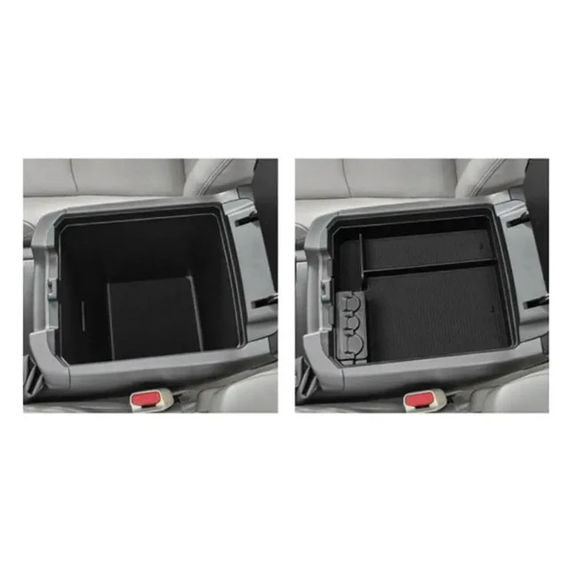 Alt view image 2 of 3 - Car Center Console Box Armrest Box Iinsert Tray Accessories Fortoyota Prado 2010-2019