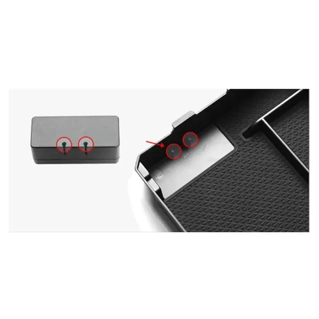 Alt view image 3 of 3 - Car Center Console Box Armrest Box Iinsert Tray Accessories Fortoyota Prado 2010-2019