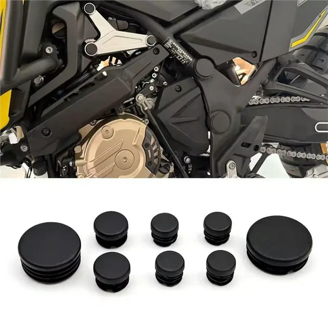 Alt view image 3 of 3 - For Voge DS800X Rally 800DS Rally DS 800 X Motorcycle Accessories Frame Cap Frame Hole Cover Caps Plug