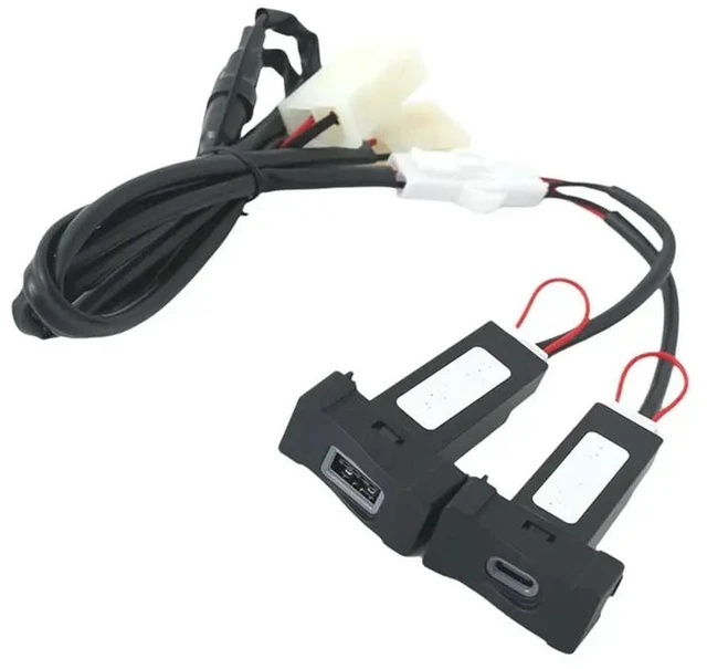Main image of Auto Quick Car Charge Dual USB QC3.0 Type C PD Phone Interface Socket Adapter For Iveco Daily Accessories