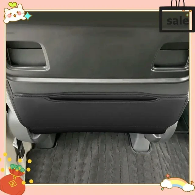 Main image of Car PU Leather Passenger Seat Rear Protection Pad For Honda STEPWGN RP8 Car Seat Anti-Kick Pad Interior Accessories