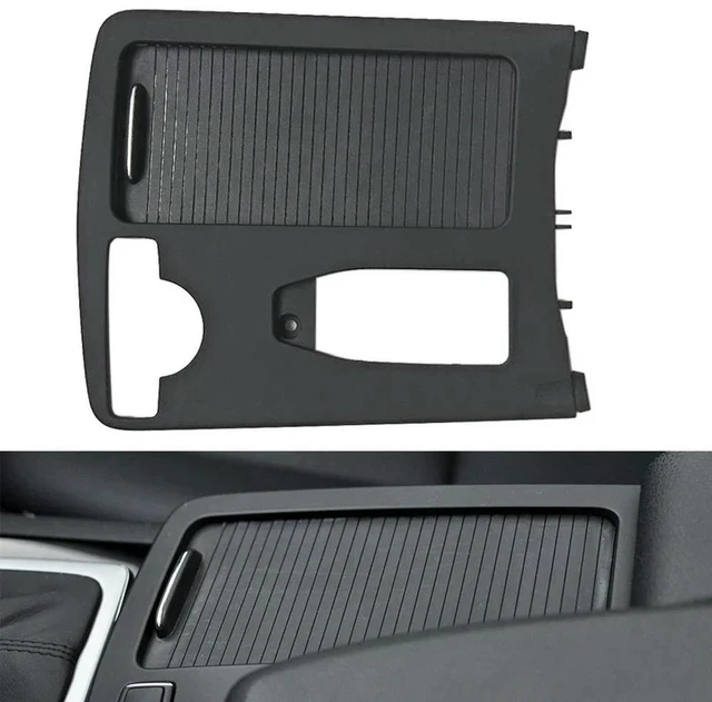 Alt view image 2 of 3 - Car Center Console Roller Blind Cover Water Cup Holder Cover For W204 W212 2046800107 A20468047089051