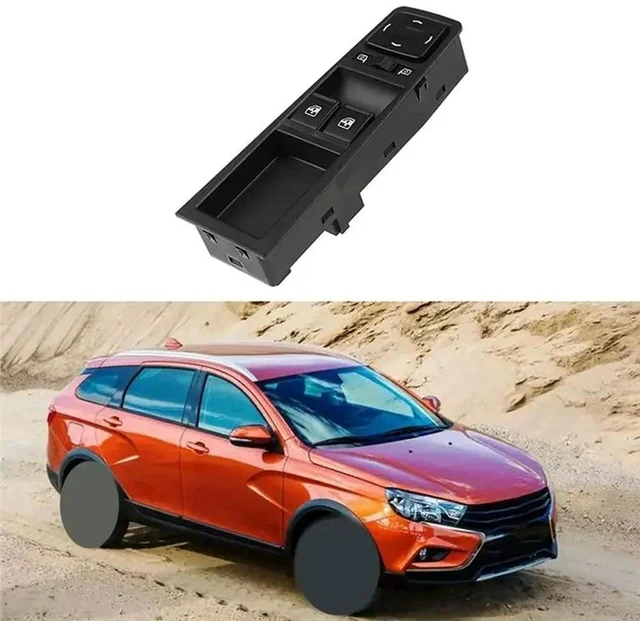 Alt view image 2 of 3 - For LADA Vesta LHD 8450006932 62.3769-10 Car Power Window Switch Control Button Auto Part