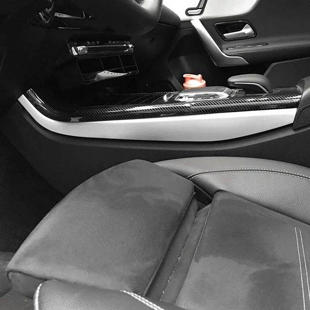 Alt view image 2 of 3 - Car Console Panel Side Decorative Trim Cover Stickers For Mercedes Benz A CLA Class W177 C118 A180 A200 A220