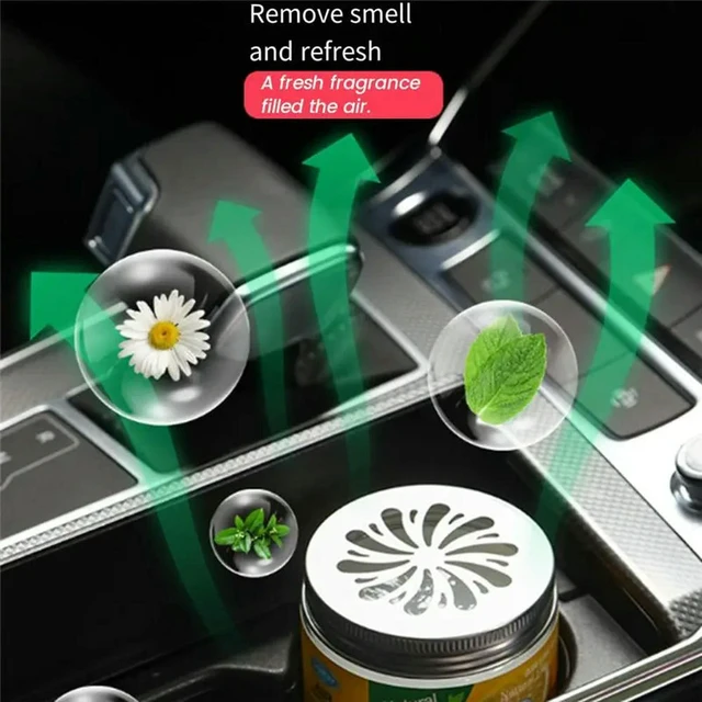 Alt view image 2 of 3 - Car 220G Jello Perfume Air Freshener Car Balm Deodorizing Long-Lasting Fragrance Scent Auto Aromatherapy