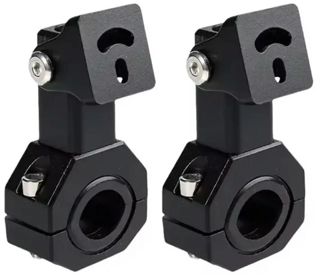 Main image of Motorcycle Spotlight Holder With Mini Bar Clamp Kits, Adjustable Light Bar Mounts For Motorcycles