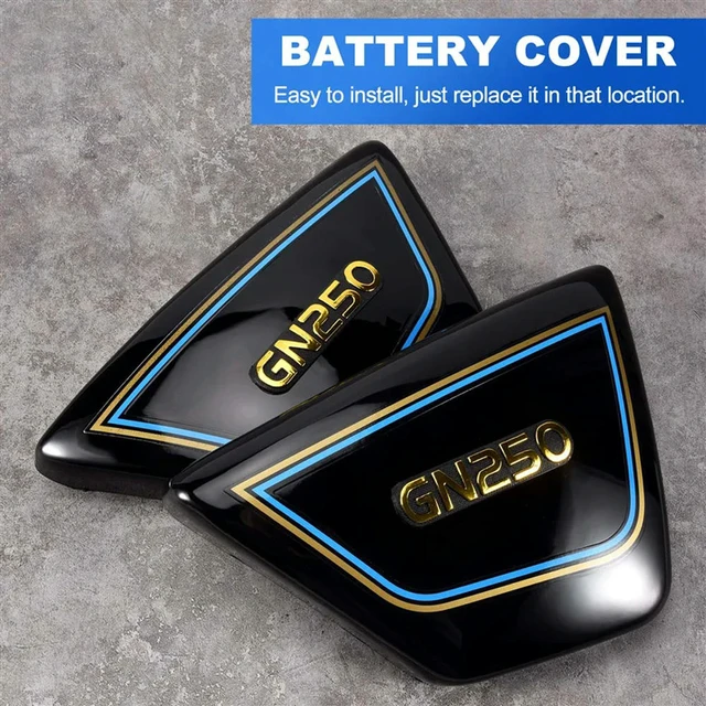 Alt view image 3 of 3 - 1 Pair Right & Left Frame Side Covers Panels For Suzuki Motorcycle Parts Gn 250 Gn250 Gn250 Motorcycle Parts