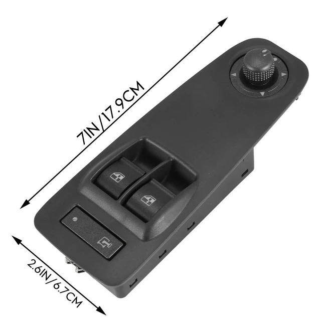 Alt view image 2 of 3 - Power Window Switch For Boxer Citroen Jumper Fiat Ducato 735487419