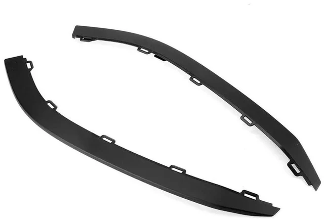 Alt view image 2 of 3 - 1 Pair Car Front Bumper Lip Lower Spoiler Valance Trim For VW Golf MK7 GTI 2015 - 2017 5GG8059039B9, 5GG8059049B9 Parts