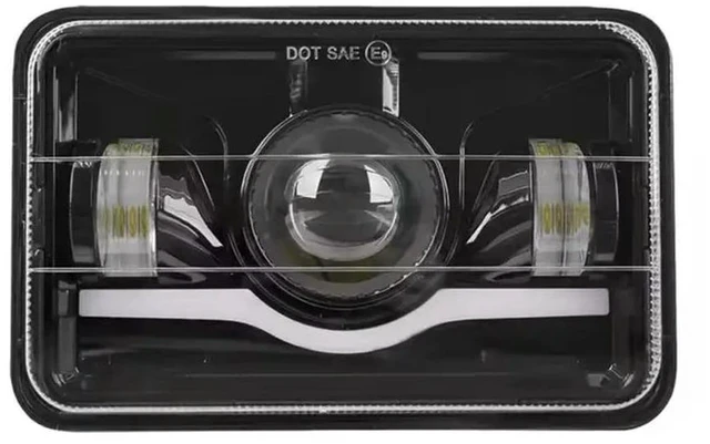 Main image of H4656 H4651 LED Headlight 4" X6" Projector Spherical Lens LED Headlamp For DRZ400S DRZ400SM DRZ250 DRZ400 DRZ400E
