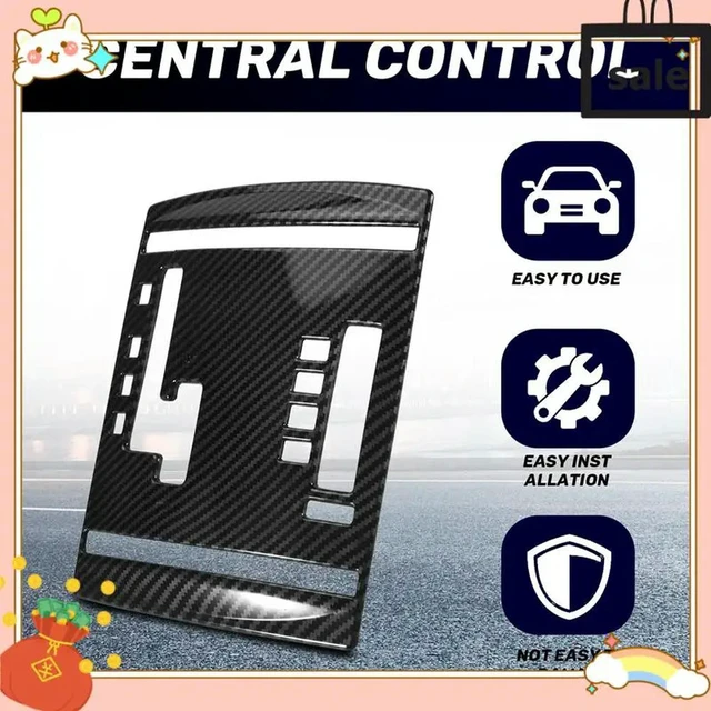 Alt view image 2 of 3 - For Mitsubishi PAJERO 2007-2019 Car Central Control Gear Shift Panel Cover Trim Frame Fit Inner Accessories