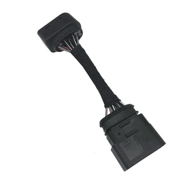 Alt view image 2 of 3 - 14 9 Pin Xenon Headlight Connector Adapter Cable For Touran Tiguan Polo-Passat Skoda 1J0 973 737/1J0 973 835