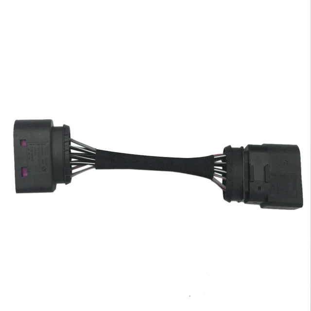 Alt view image 3 of 3 - 14 9 Pin Xenon Headlight Connector Adapter Cable For Touran Tiguan Polo-Passat Skoda 1J0 973 737/1J0 973 835
