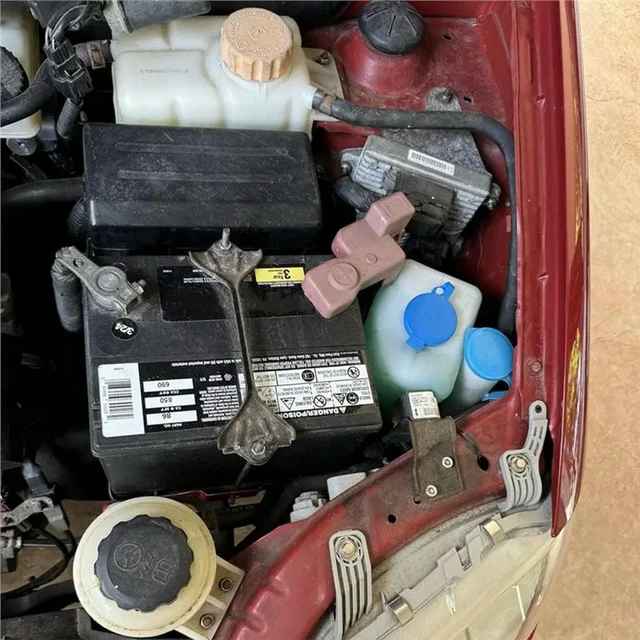 Alt view image 2 of 3 - Car Windshield Washer Fluid Reservoir Tank Bottle With Universal Pump Kit 99300 Accessories