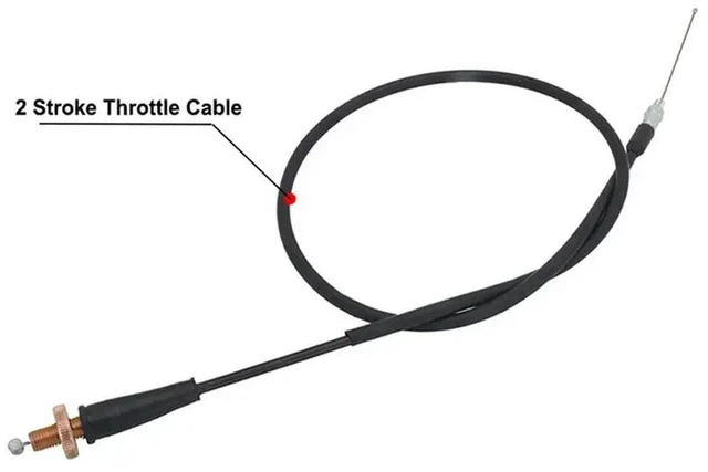 Alt view image 3 of 3 - 2X 51502091200 2Stroke Throttle Cable Line Gas Wire For SX XC EGS EXC SXS MXC XC-W 85 105 125 144 150 200 250 300