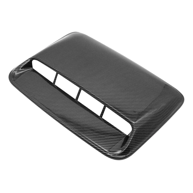 Alt view image 2 of 3 - Car Universal Hood Vent Air Outlet Cover For Infiniti Mazda Tesla Hood Scoop Air Flow Intake Vent Cover