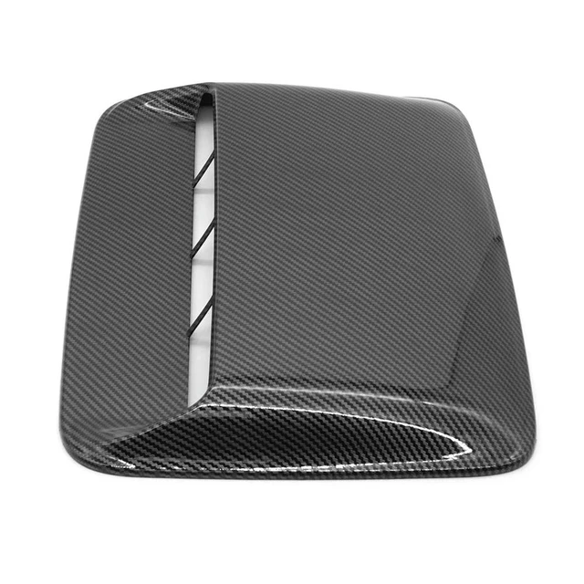 Alt view image 3 of 3 - Car Universal Hood Vent Air Outlet Cover For Infiniti Mazda Tesla Hood Scoop Air Flow Intake Vent Cover
