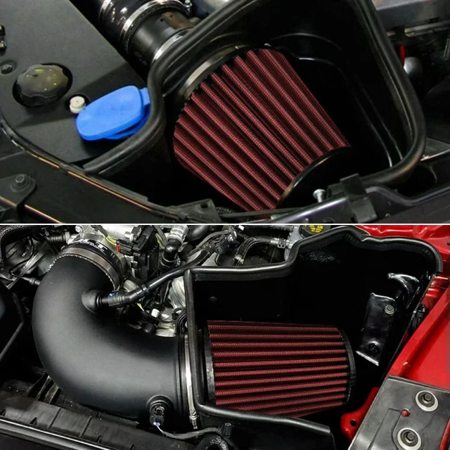 Alt view image 2 of 3 - 4 INCH 100MM Universal Car Air Filter Mushroom Head Intake Air Filter Mushroom Head Air Filter