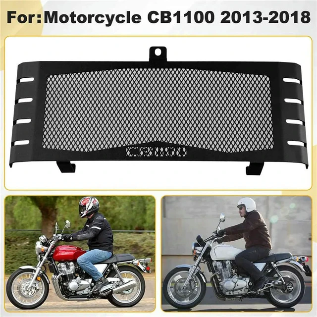 Alt view image 3 of 3 - Stainless Steel Motorcycle Radiator Grille Guard Protector Cover Water Cooler Protection For Honda Cb1100 2013-2018