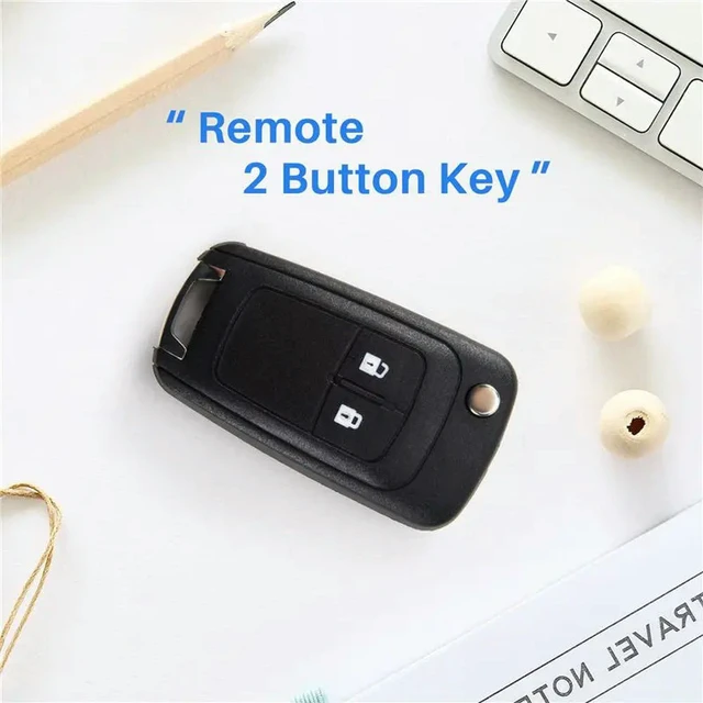 Alt view image 3 of 3 - 2 Buttons 434Mhz With ID46 Chip Car Remote Control Key Fob For Aveo Cruze Orlando HU100 Blade