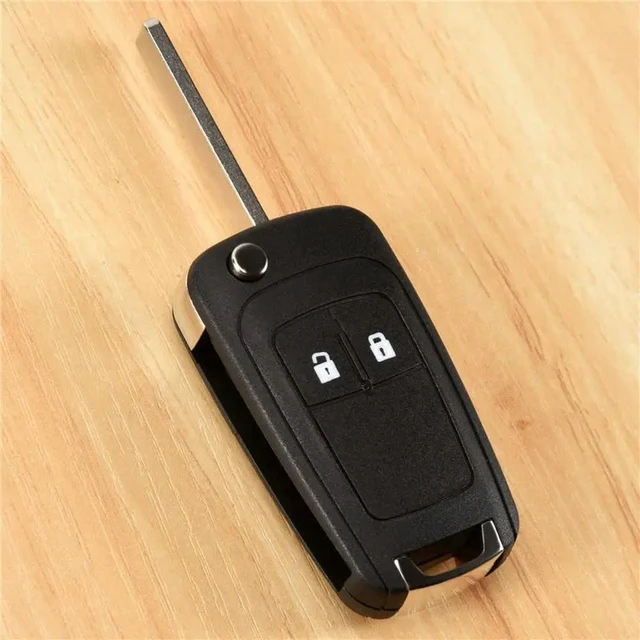 Alt view image 2 of 3 - 2 Buttons 434Mhz With ID46 Chip Car Remote Control Key Fob For Aveo Cruze Orlando HU100 Blade