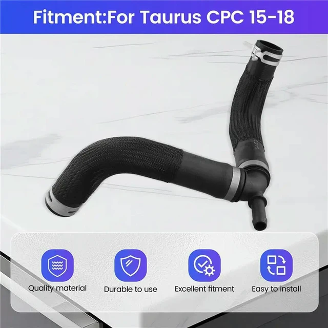 Alt view image 3 of 3 - 1 Pcs Radiator Coolant Lower Water Hose DG938B273LD For Ford Taurus CPC 15-18