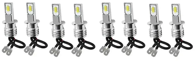 Main image of 8Pcs H3 Super Bright LED Headlight Fog Light Driving Lamp Bulb Kit 6000K White 10W