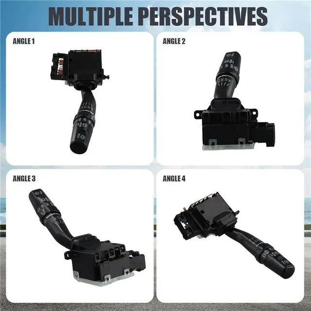 Alt view image 2 of 3 - Car 8465235521 Turn Signal Wiper Switch 84652-35521 For Toyota Land Cruiser LHD