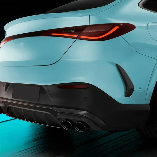 Alt view image 2 of 3 - Car Rear Bumper Diffuser Splitter Spoiler Body Kit For Mercedes Benz GLC Coupe C254 2023+ GLC260 300