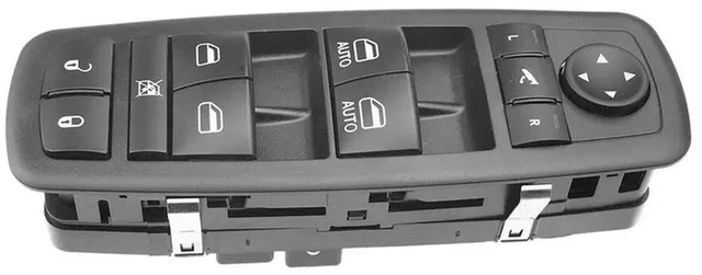 Alt view image 3 of 3 - For Dodge Ram 1500 2500 3500 4500 5500 2016-2018 Driver Side Electric Main Window Switch Control Panel 56046826AE