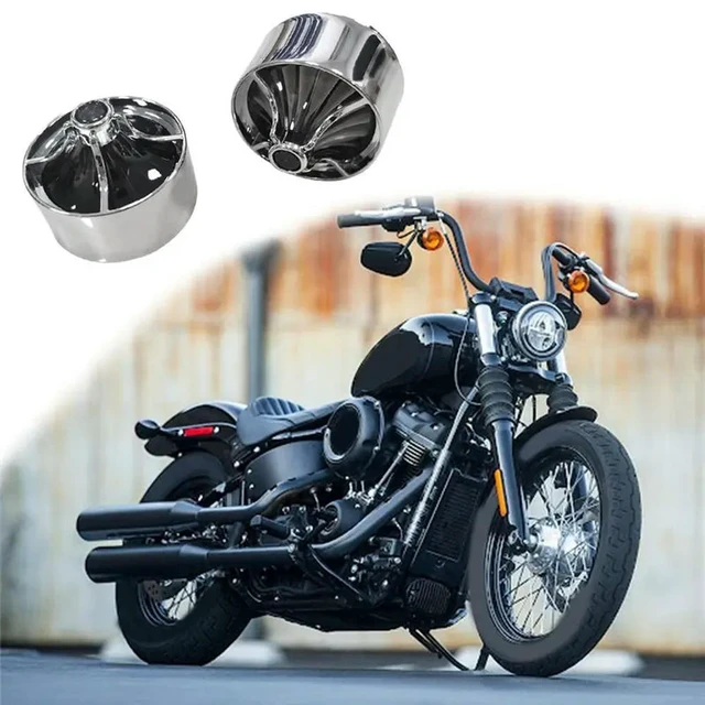 Alt view image 3 of 3 - Smoke Lens Turn Signal Bezels Cover For Dyna Softail Road Street Glide