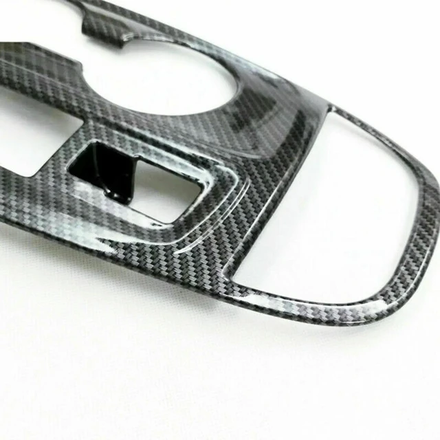 Alt view image 2 of 3 - For Equinox 2018-2021 ABS Carbon Fiber Console Gear Shift Panel Trim