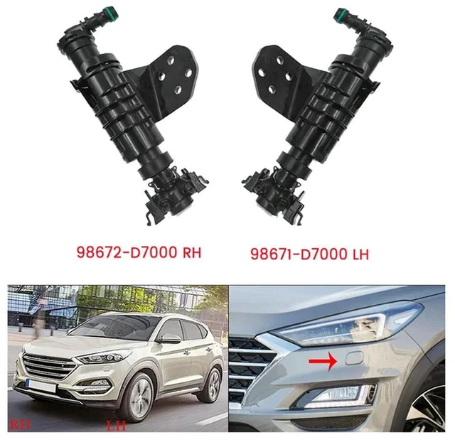 Main image of Headlight Washer Sprayer Nozzle Actuator For Hyundai Tucson 2016-2020