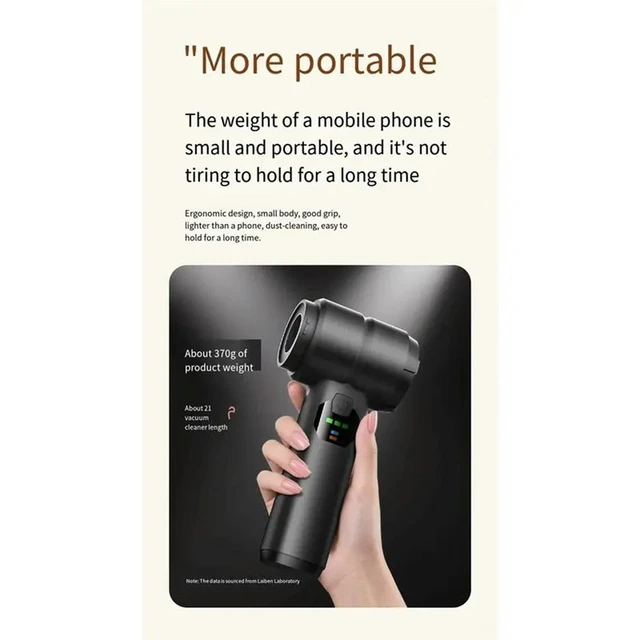 Alt view image 2 of 3 - Mini Vacuum Cleaner Car Indoor Handheld Powerful Cleaning Machine