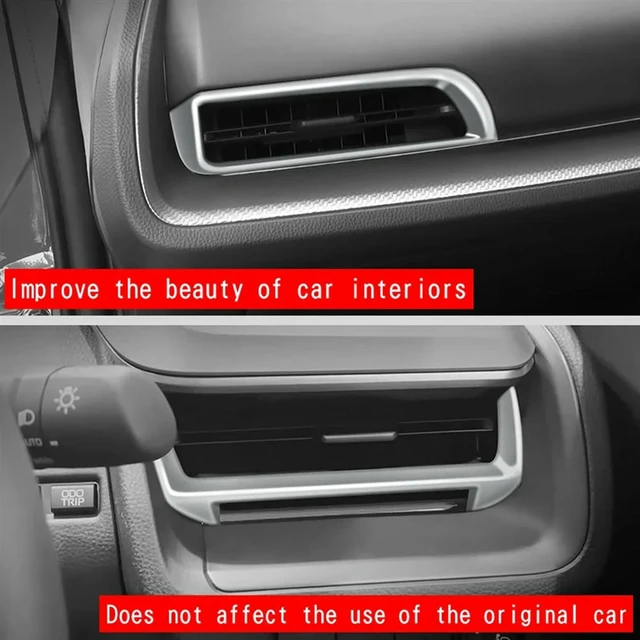 Alt view image 2 of 3 - Front Dashboard Side Air Outlet Left Right Air Outlet Accessories For Toyota Prius 60 Series 2022 2023
