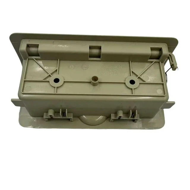 Alt view image 3 of 3 - Car Rear Seat Armrest Middle Drink Holder Beige For Nissan Patrol Y62 For Infiniti QX56 QX80 10-22 Water Cup Holder