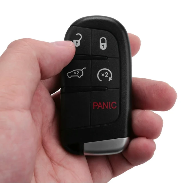 Alt view image 3 of 3 - 5 Buttons Remote Key Fob M3N40821302 433Mhz For Jeep Grand Cherokee 2013 2014 2015 2016 2017 2018