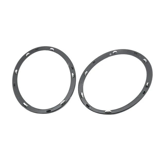 Alt view image 2 of 3 - 2PCS Headlight Trim Ring Decor Black Car Accessories For 2014-2019 MINI Cooper S F55 F56 F57