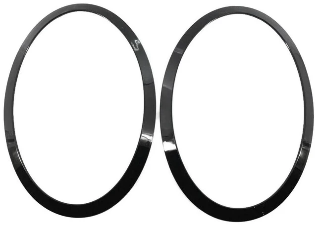 Main image of 2PCS Headlight Trim Ring Decor Black Car Accessories For 2014-2019 MINI Cooper S F55 F56 F57