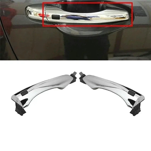 Alt view image 2 of 3 - 82661-C5710 Right Front Inductive Outer Door Handle Have Button Lid For Kia Sorento 2015-2018 Chrome Catch Handle Assy Parts