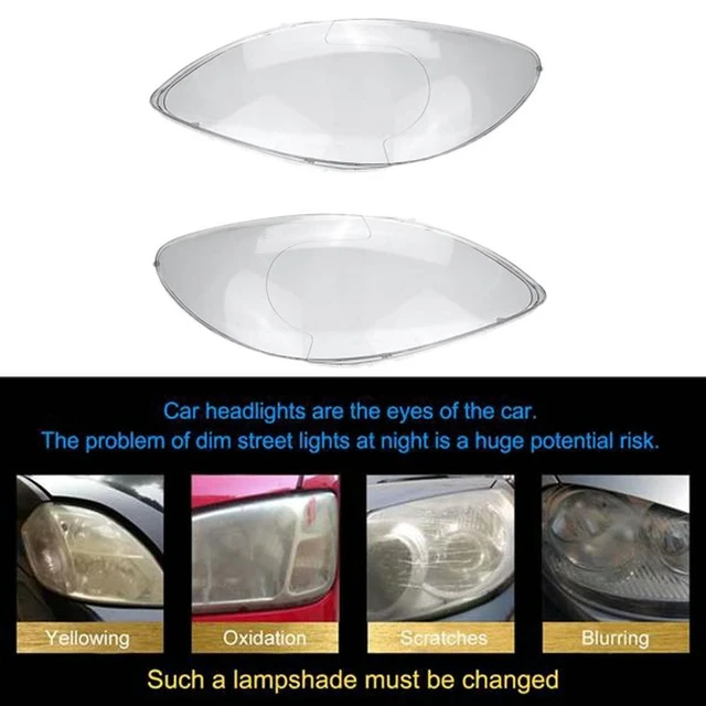 Alt view image 3 of 3 - Car Clear Headlight Lens Cover Replacement Headlight Headlight Shell Cover For Mercedes Benz W639 Vito Viano 2004-2010