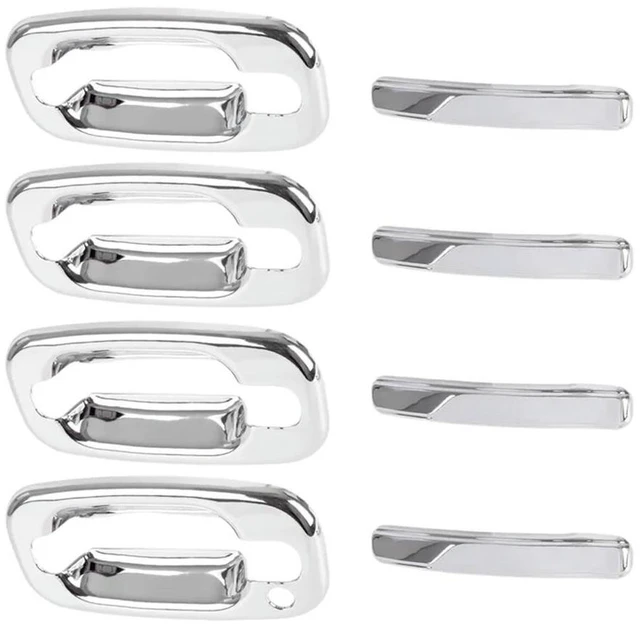 Main image of Chrome Door Handle Cover Trim For Silverado Tahoe Suburban Avalanche GMC Yukon Sierra 1999-2006