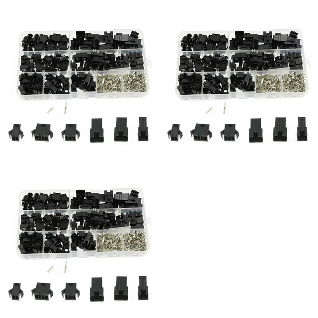 Alt view image 2 of 3 - 2.54Mm Dupont Terminal Male/Female Pin SM2.54 Cable Plug 2/3/4 Pin Jumper Header Housing Wire Connector 1440Pcs