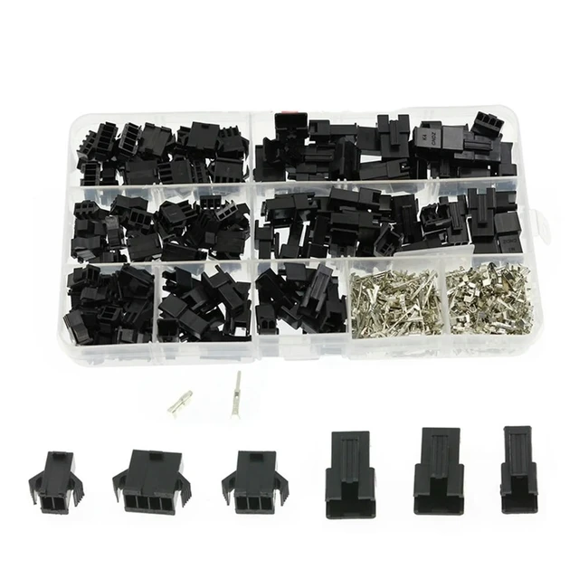 Alt view image 3 of 3 - 2.54Mm Dupont Terminal Male/Female Pin SM2.54 Cable Plug 2/3/4 Pin Jumper Header Housing Wire Connector 1440Pcs
